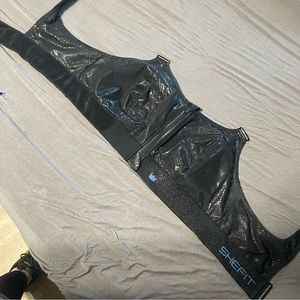 EUC SHEFIT Bra High Impact Ultimate Sports Bra Black Snake Print 2 Luxe